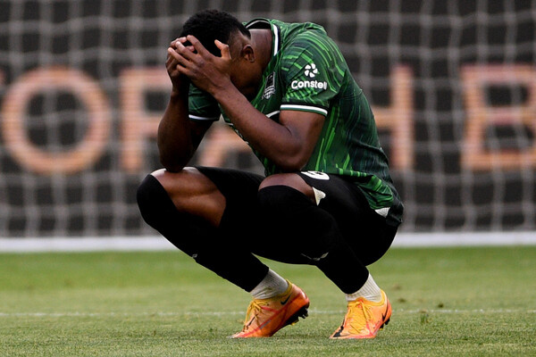 Игрок ФК «Краснодар» Джон Кордоба в матче 30-го тура чемпионата России по футболу среди клубов Премьер-лиги между ФК «Краснодар» (Краснодар) и ФК «Динамо» (Москва), 25 мая 2024 года / Алексей Филиппов/РИА Новости   📷