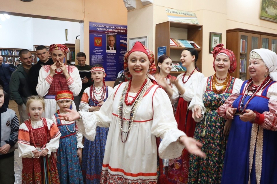    В библиотеке им. Л.Н. Толстого пели и танцевали. Фото: vk.ru/svlib