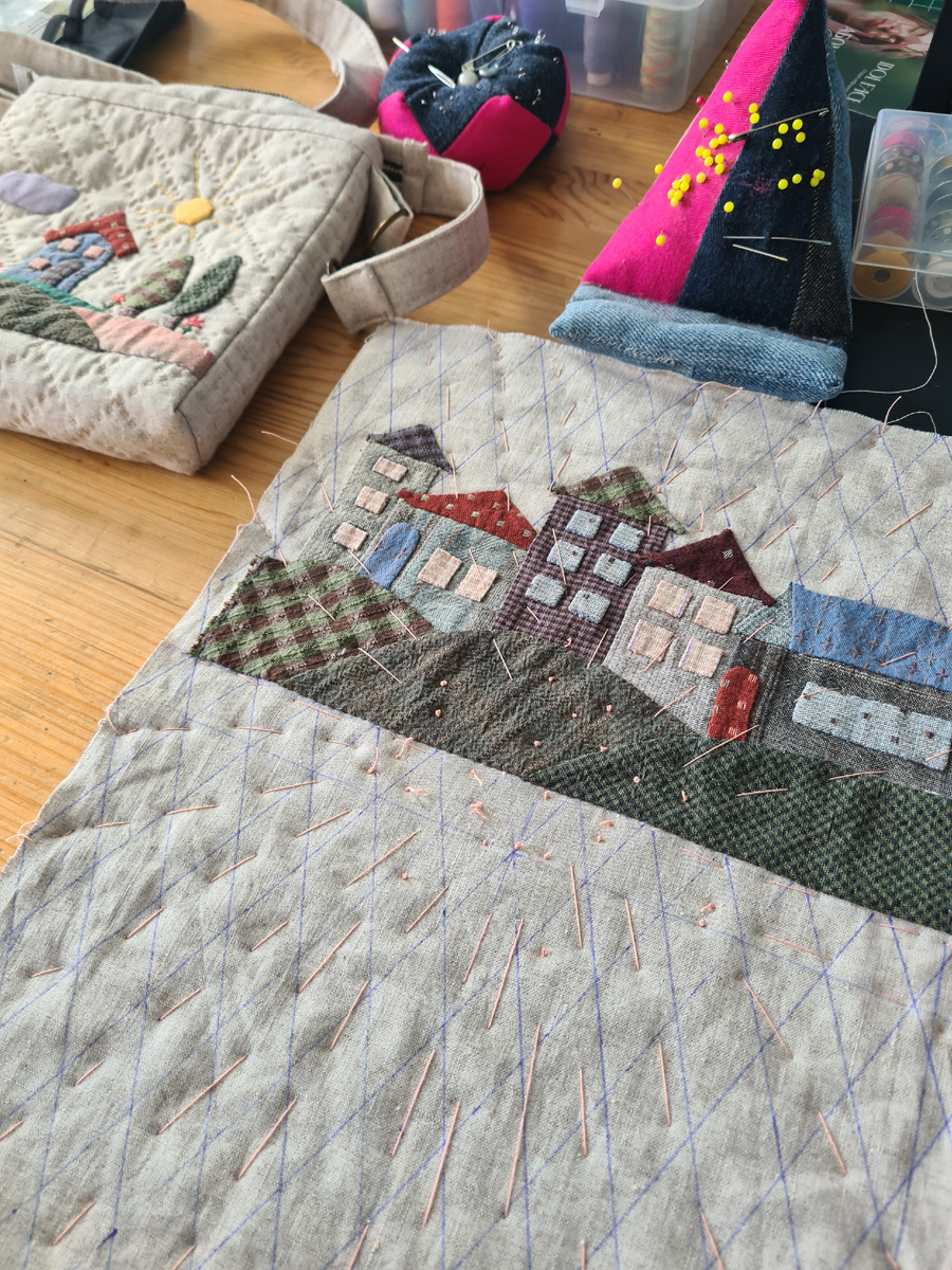 Это заготовка для стежки.