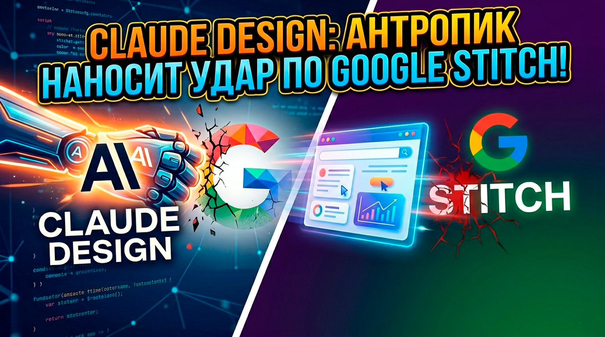Claude Design: Anthropic наносит удар по Google Stitch и меняет правила веб-разработки