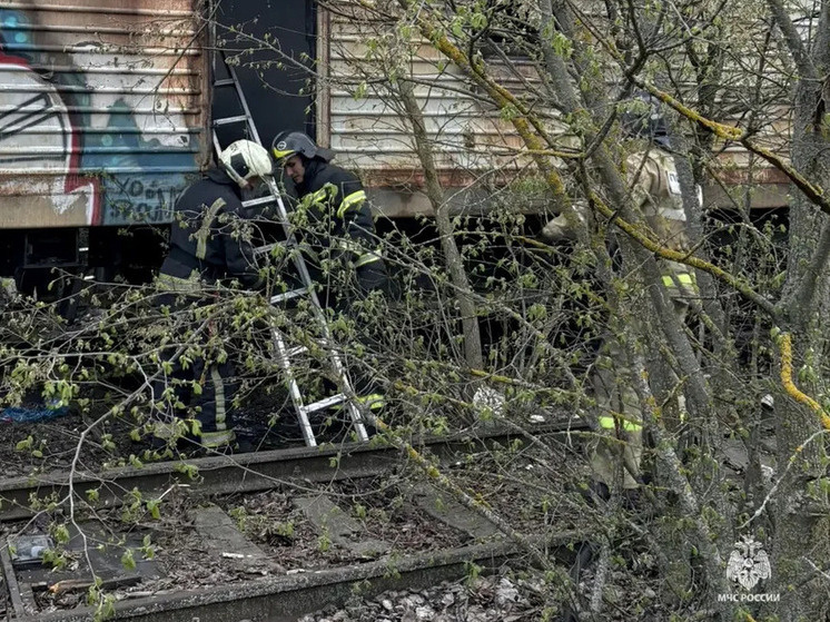     В Белгородском округе потушили пожар в железнодорожном вагоне, фото: max.ru/mchs31