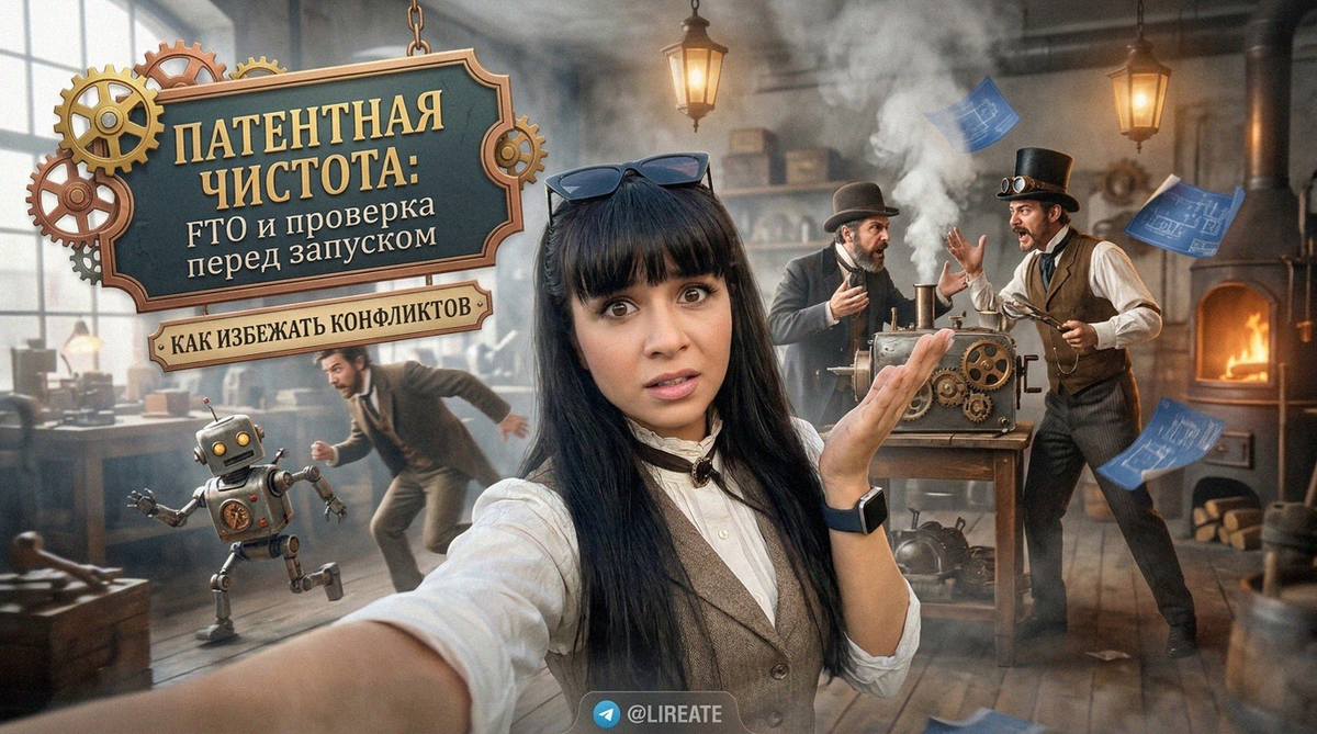    Патентная чистота: как провести FTO и проверить объект перед запуском Лирейт