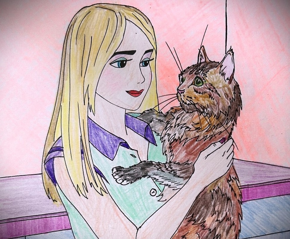 Можно обнять котика. Но как бы обнять себя? А это тоже важно