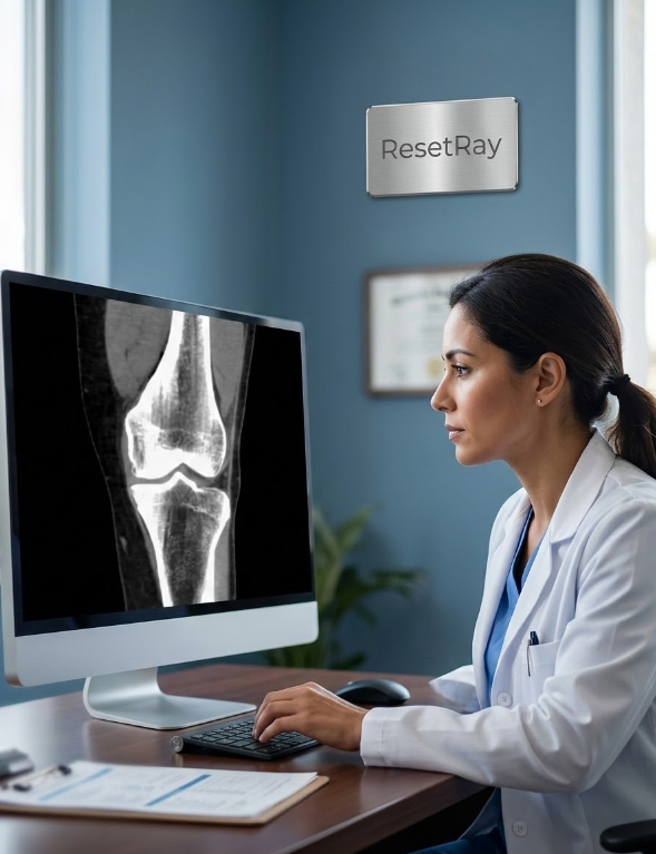 «КТ сустава. ResetRay помогает получить технический анализ с цифрами»