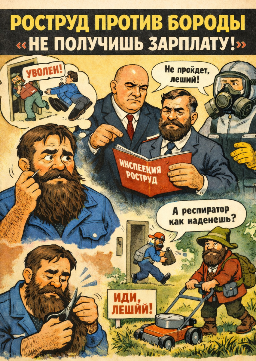 Роструд против бороды