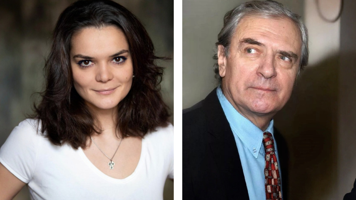 Полина и её дедушка Александр Лазарев