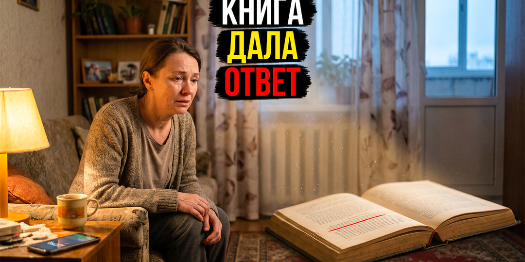 Книга упала с полки открытая на нужной странице