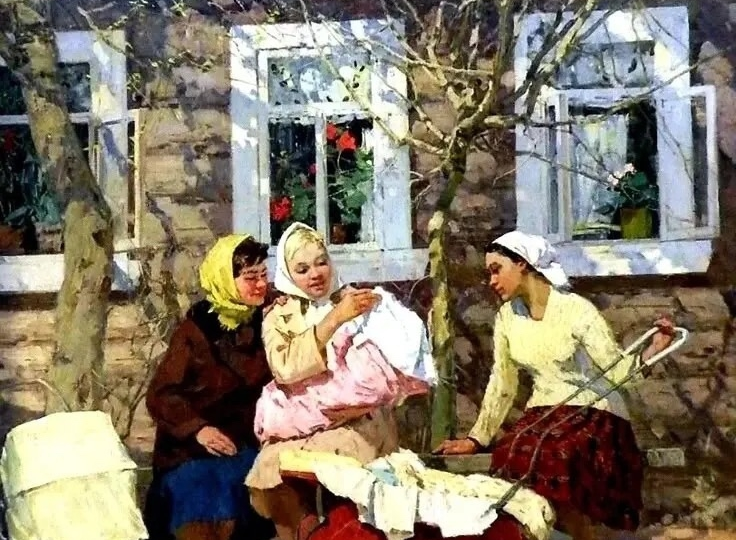 Работы советских художников. Часть 145