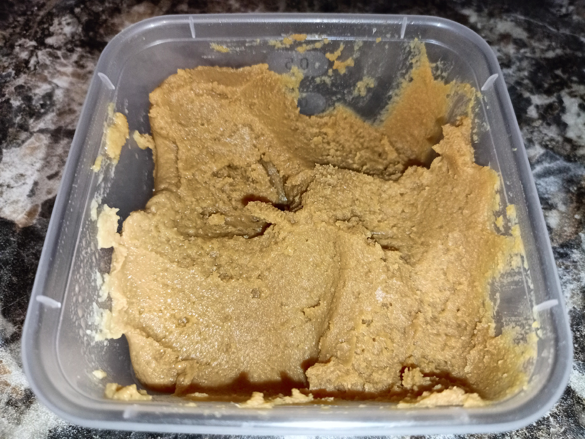 Из личного архива - светлая паста, макро