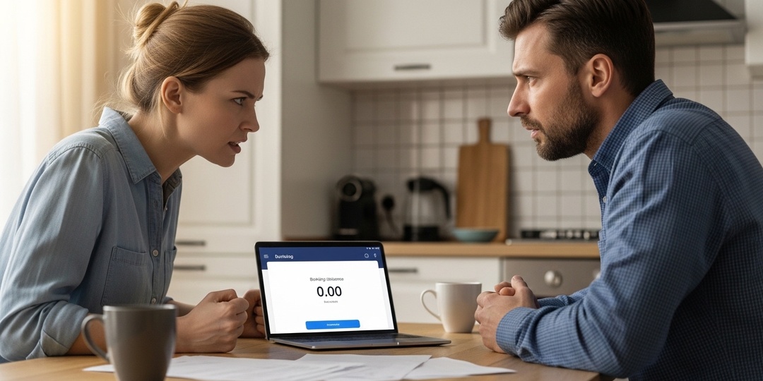 Верни деньги на место ледяным голосом сказала она мужу когда увидела, что их общий счет полностью обнулен