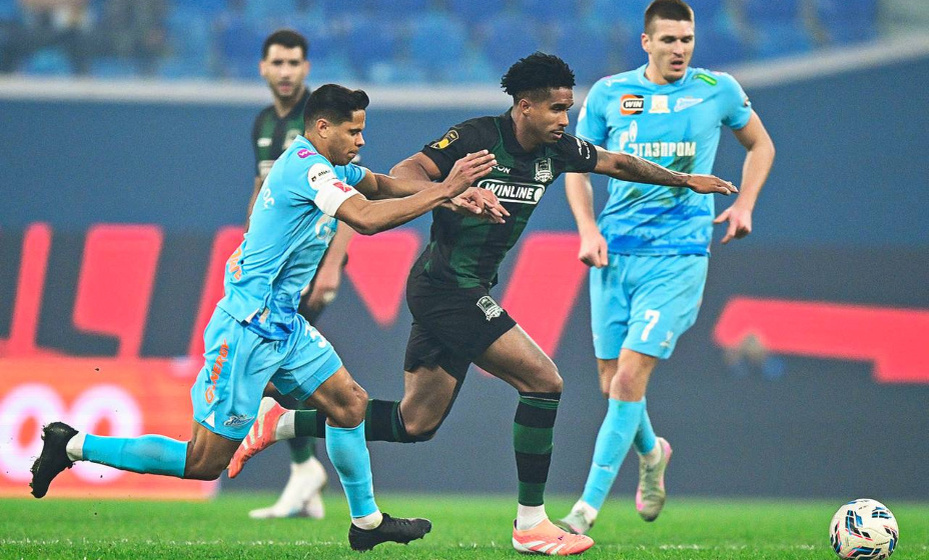    "Зенит" опередил "Краснодар" в таблице РПЛ после 25 туров. Фото: соцсети ФК "Краснодар"