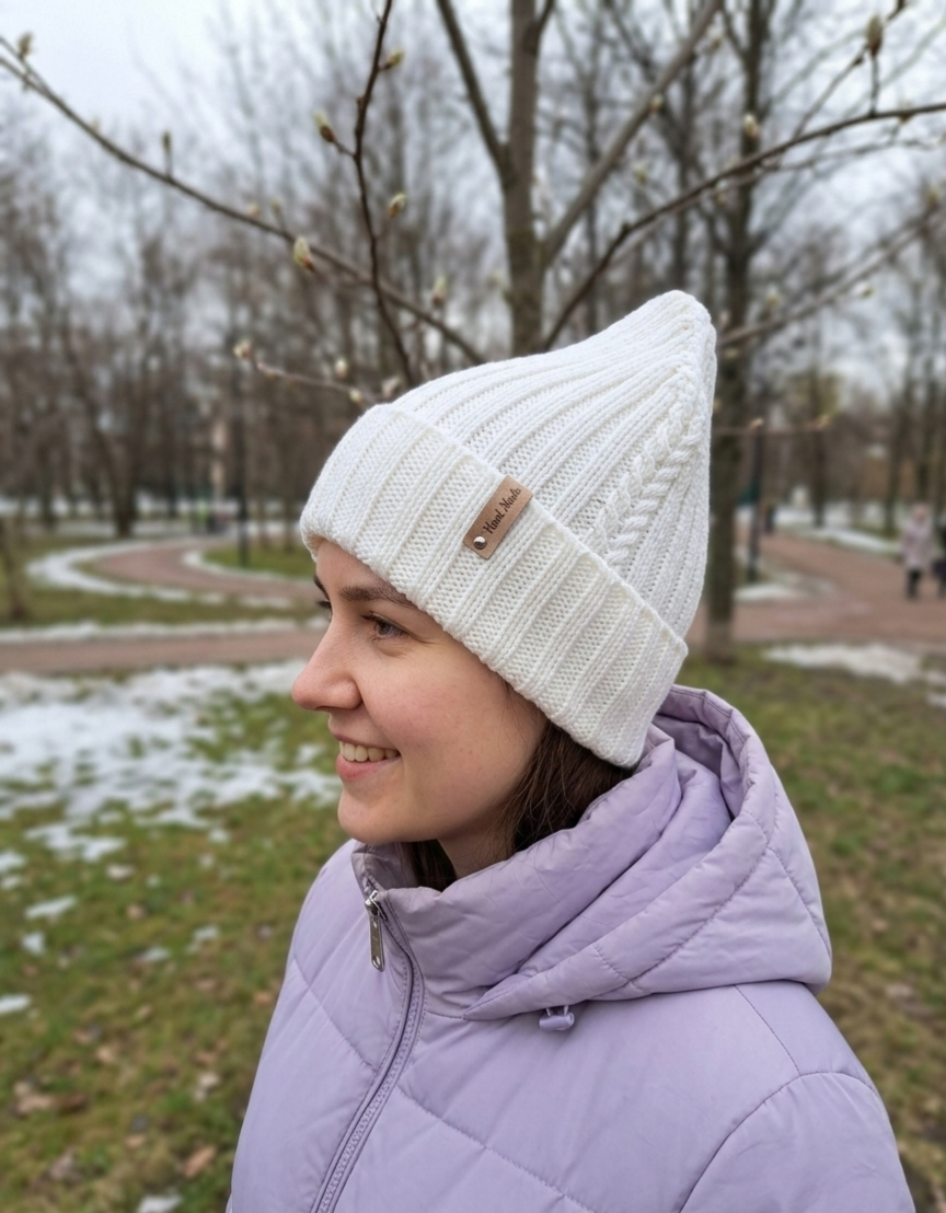 Шапка-лопатка из мериноса