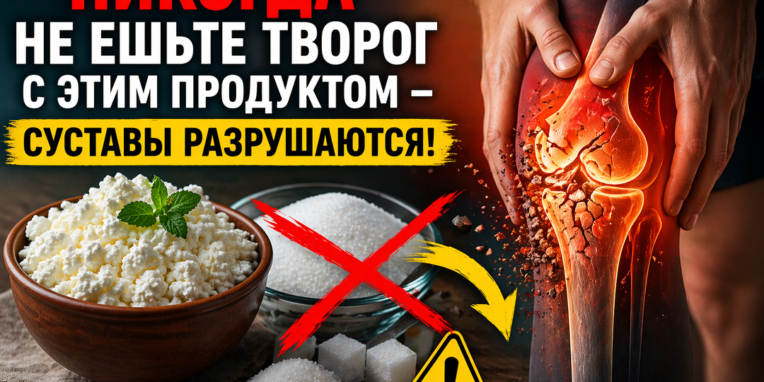 НИКОГДА не сочетайте творог с этими продуктами — польза превращается в ноль
