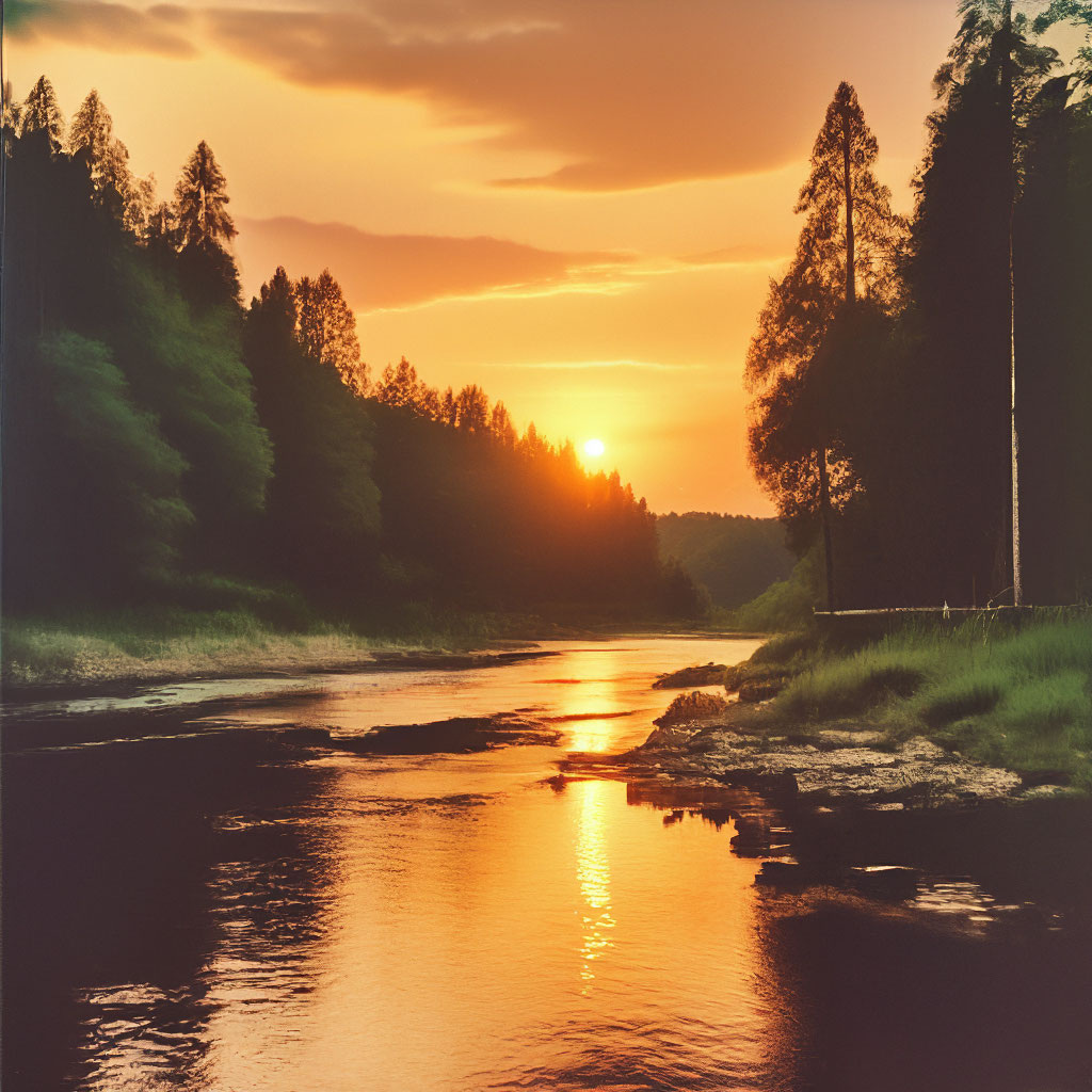 Всё дышит спокойствием и умиротворением.