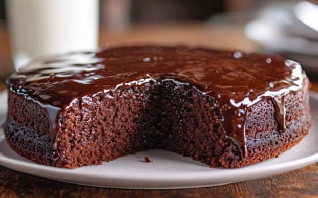 🍫 Шоколадный пирог на кефире в духовке: пошаговый рецепт приготовления