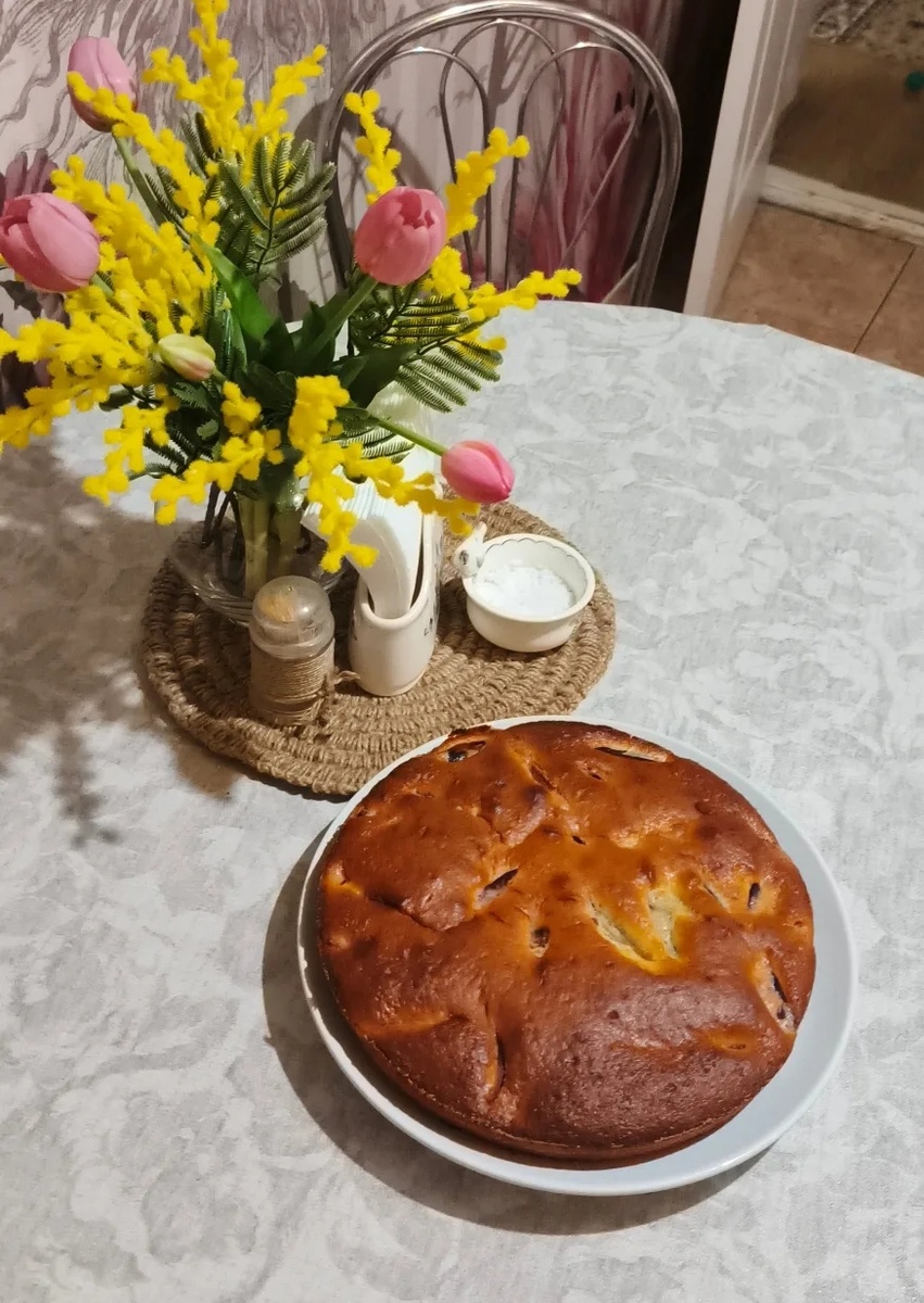 Пирог с ягодами ♥️