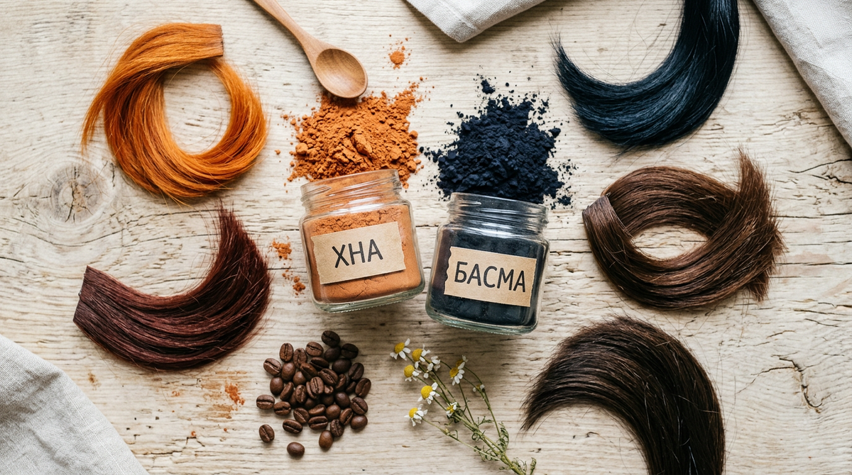 Натуральные красители для волос: хна и басма