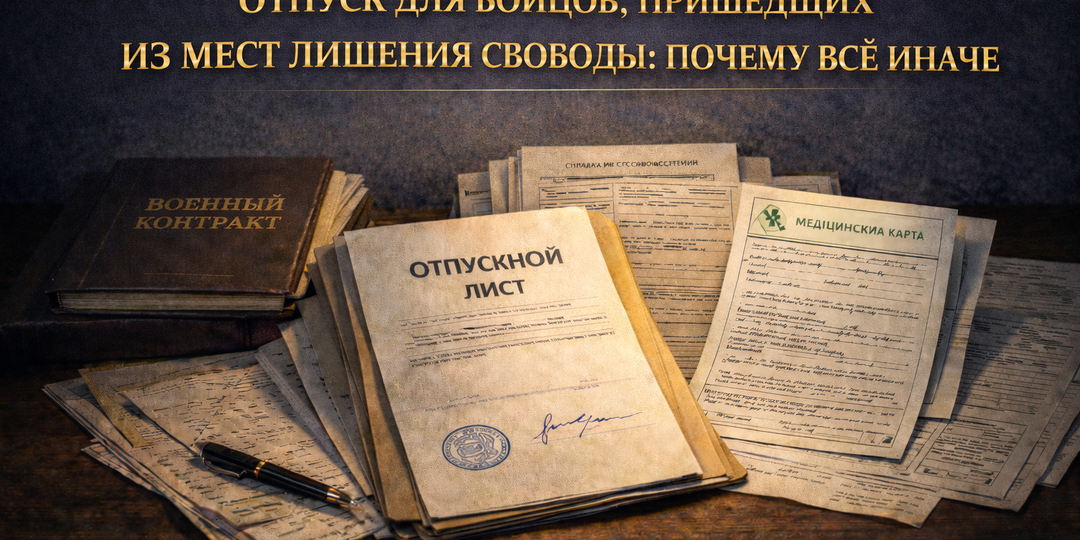 Почему отпуск для бойцов, пришедших из мест лишения свободы либо СИЗО, устроен совсем не так, как думают многие