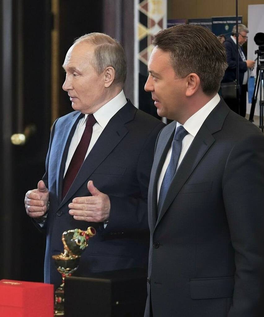 Владимир Путин и Павел Семин