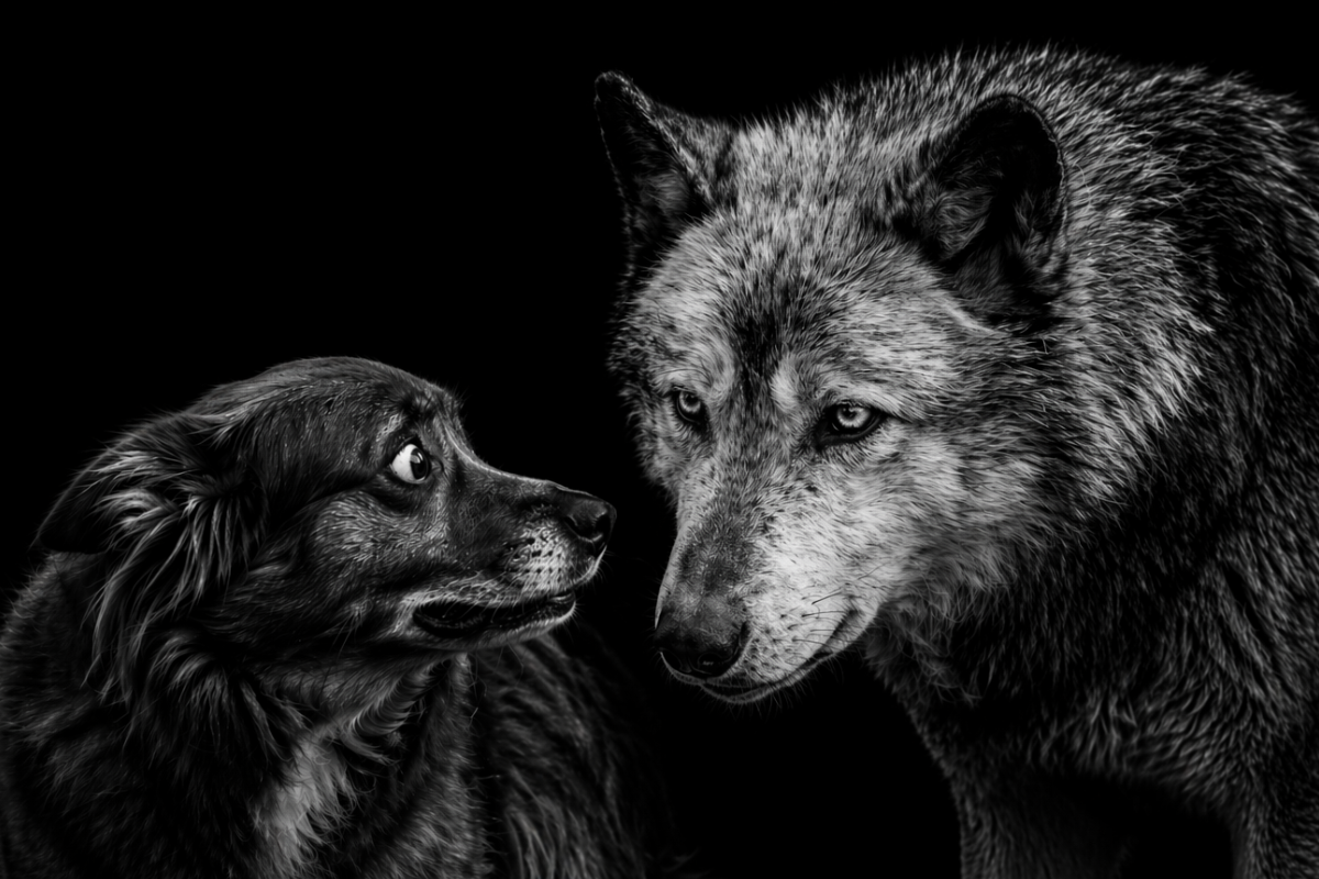 Боятся ли собаки волков