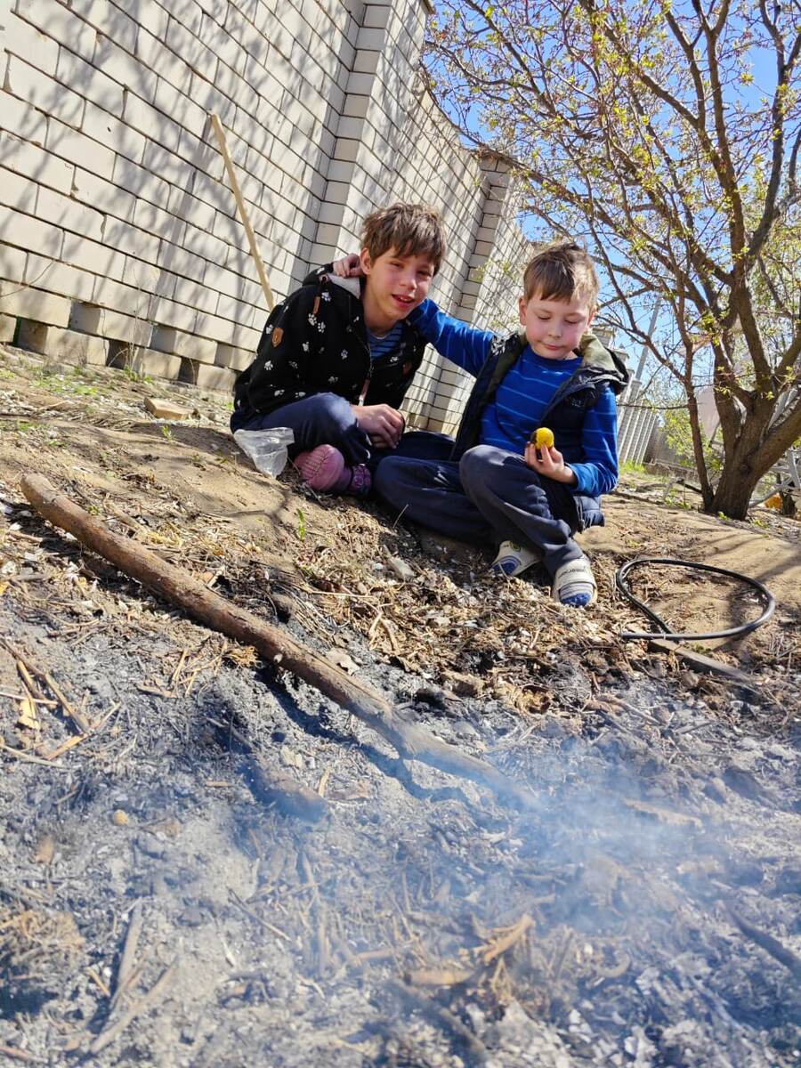 Печём картошку