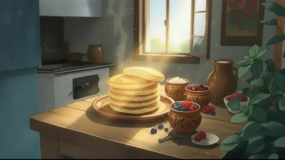 Мучныя аладкі | У муку дадаць соду і перамяшаць. Асобна размяшаць яйка з цукрам і соллю (па смаку), выліць у муку. Туды ж дадаць кефір і вымешаць. Даць цесту крышачку пахадзіць (каля 30-40 хвілін). Смажыць аладкі на алеі на невялікім агні з двух бакоў да румянай скарыначкі. Падаваць са смятанай, варэннем альбо са свежымі ягадамі.