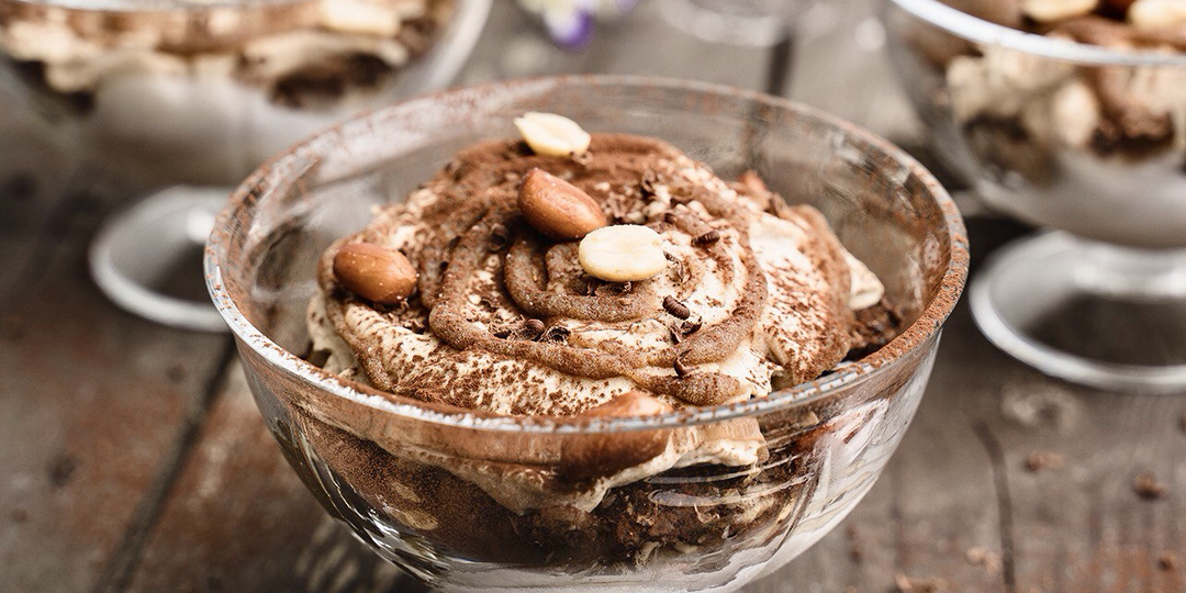 Торт-мороженое с арахисом