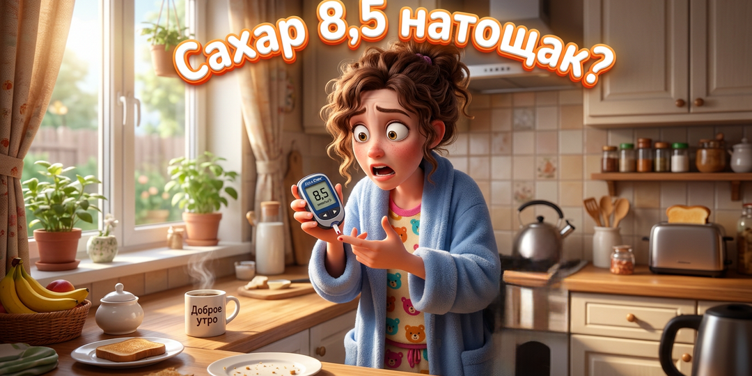 Почему сахар 8.5 утром — хотя вы ничего не ели с вечера? Виновник не там, где вы ищете