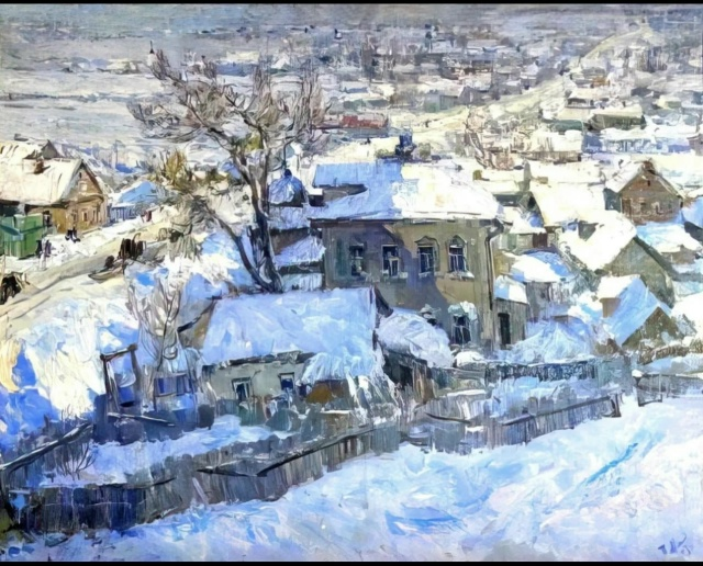 Татьяна Майкова. «Город Переславль-Залесский зимой». 1958