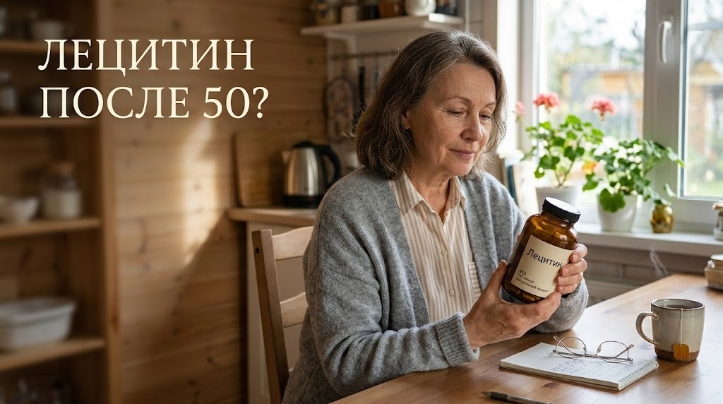 Лецитин часто продают как „строителя мозга” после 50.