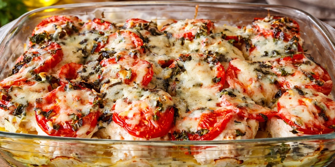 Сочный ужин в духовке: картошка с куриным фаршем под сырной корочкой