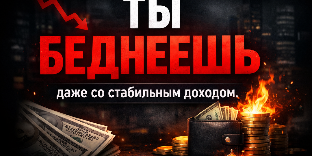 Ты беднеешь — даже если у тебя стабильный доход