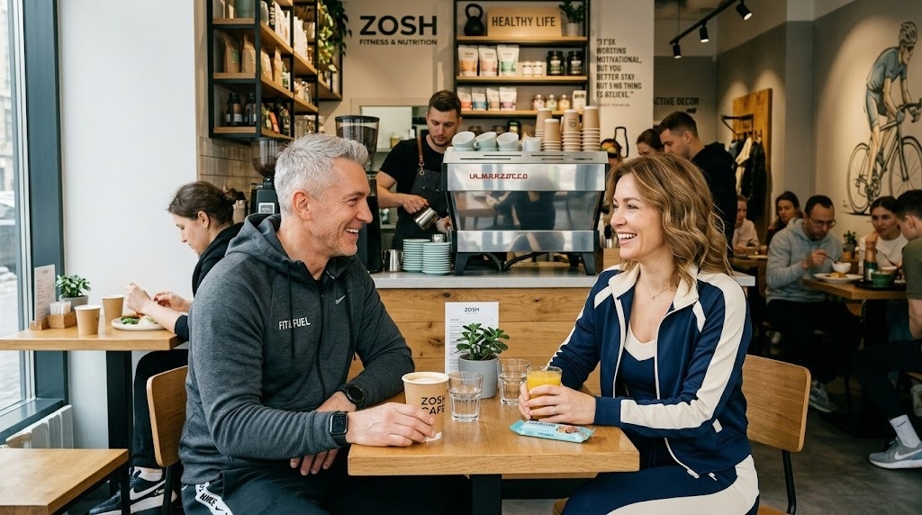 В зожном кафе за увлекателной беседой чувствуешь себя особенной