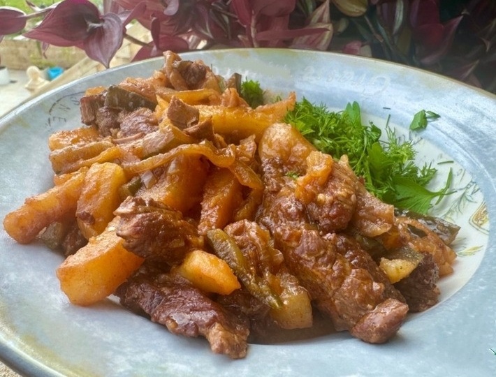 Простое блюдо для сытного перекуса