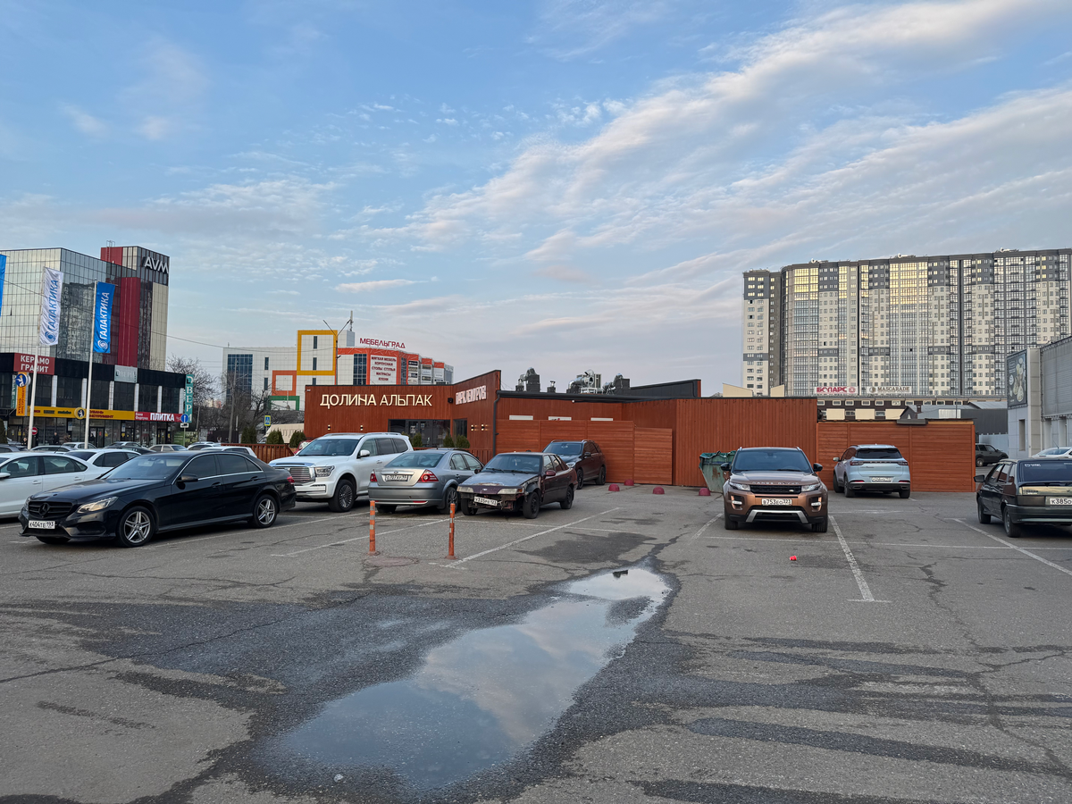 Долина альпак и Парк лемуров в Крансодаре на парковке у торгового центра 