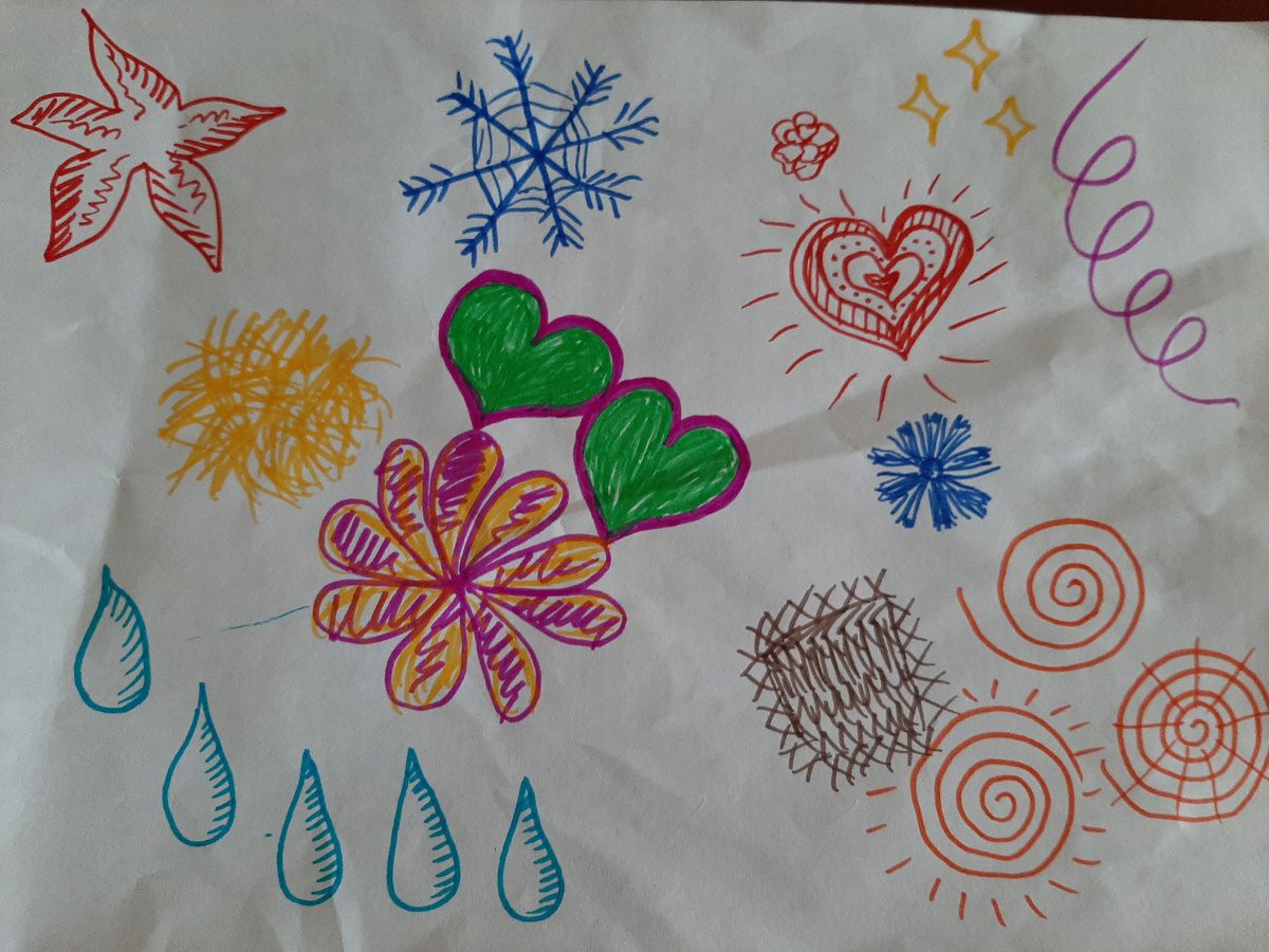 Это я нарисовала в те самые первые дни. После фразы "нам надо расстаться"