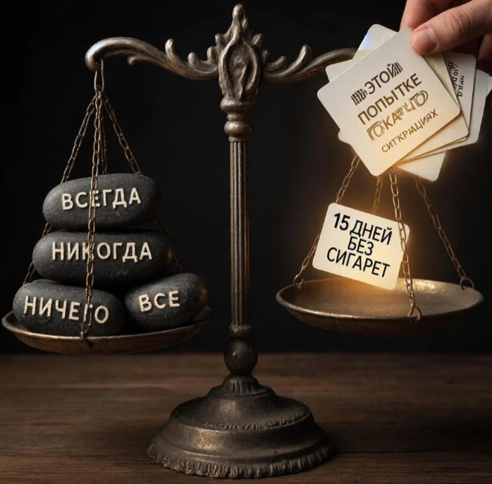 Друзья, мы уже говорили о том, что сверхобобщение — это привычка делать глобальные выводы из единичных фактов. И мы уже учились находить исключения из «всегда» и «никогда», упражнение «Поиск исключений». Это важный шаг. Но есть ещё один, не менее важный.