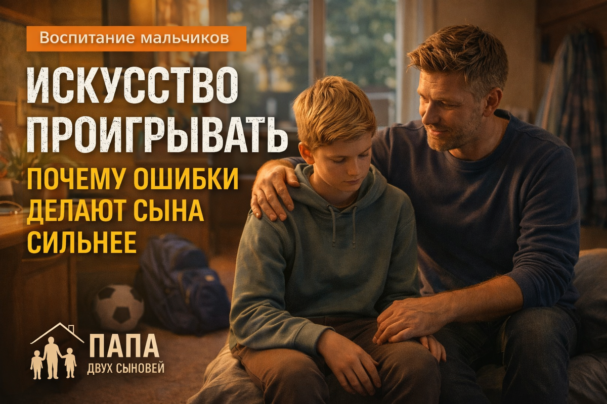 Искусство проигрывать: Почему ошибки делают сына сильнее