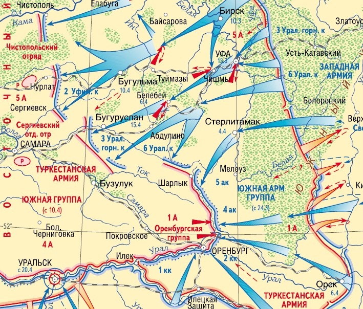 Карта для ориентирования на местности.