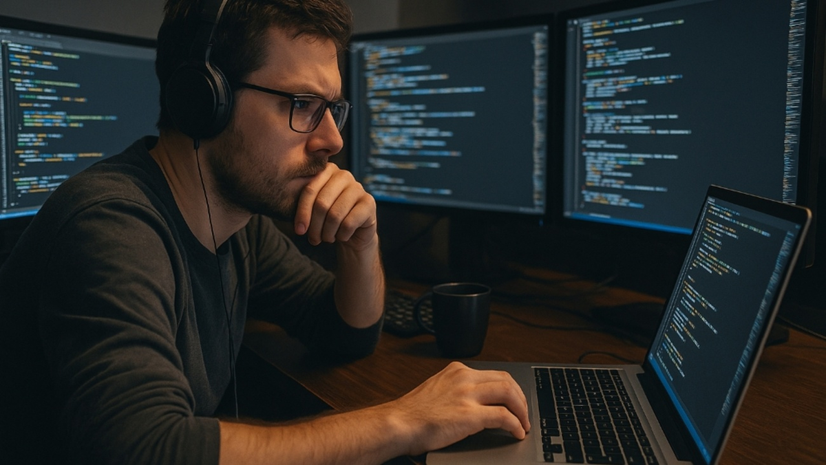 Программист / Изображение сгенерировано ИИ ChatGPT / amic.ru