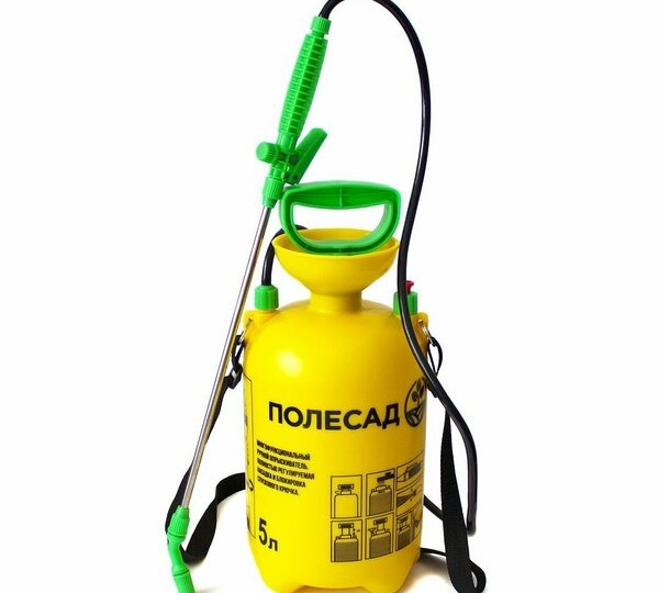 Купил ручной опрыскиватель Полесад на 5 литров и забыл про ведро и кисточку