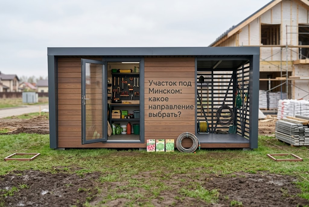    Выбор идеального направления для покупки дома и земельного участка под Минском. hozblock