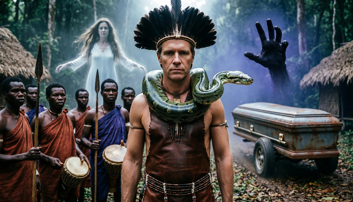 Изображение объединяет образ "вождя" и ностальгию по 90-м страшилкам