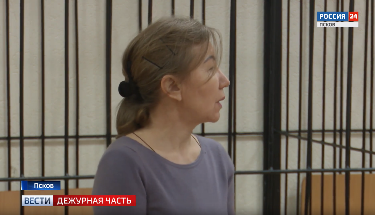 Кадр из телерепортажа