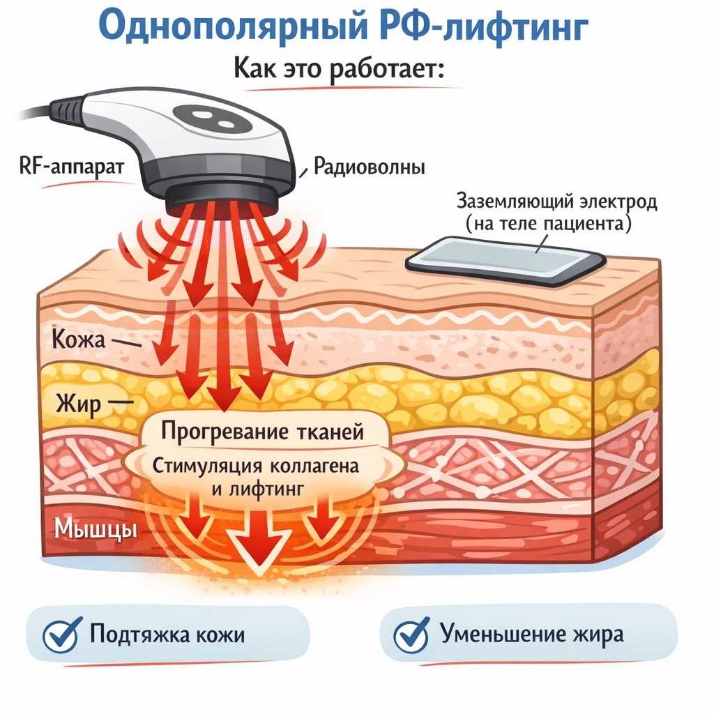Монополярный RF-лифтинг