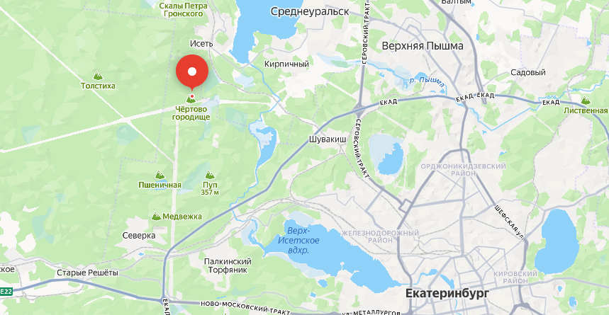 Найти Чертово городище несложно