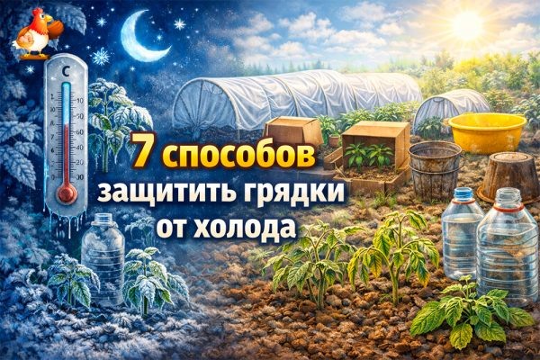 Ночью дубак, утром паника – 7 дешёвых способов защитить грядки от холода и не отдать урожай весне на растерзание 🍅🥒🌶️❄️