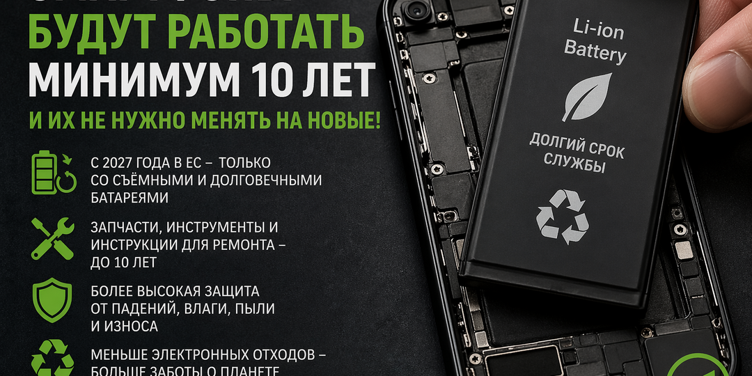 Смартфоны на долгий срок. Не менее 10 лет пользования
