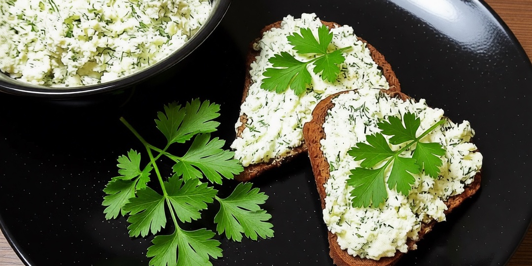 Намазка для бутербродов из разных видов сыра и творога