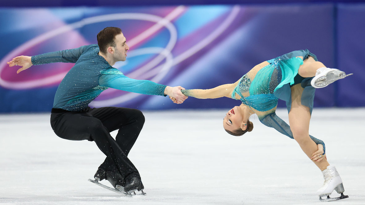    Лука Берулава и Анастасия Метелкина. Getty Images